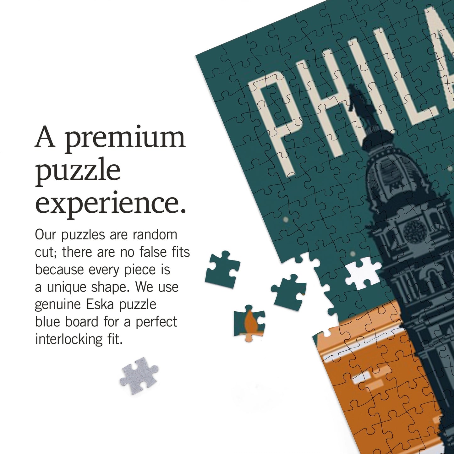 1000 PIECE PUZZLE Philadelphia, Pennsylvania Brotherly Love
