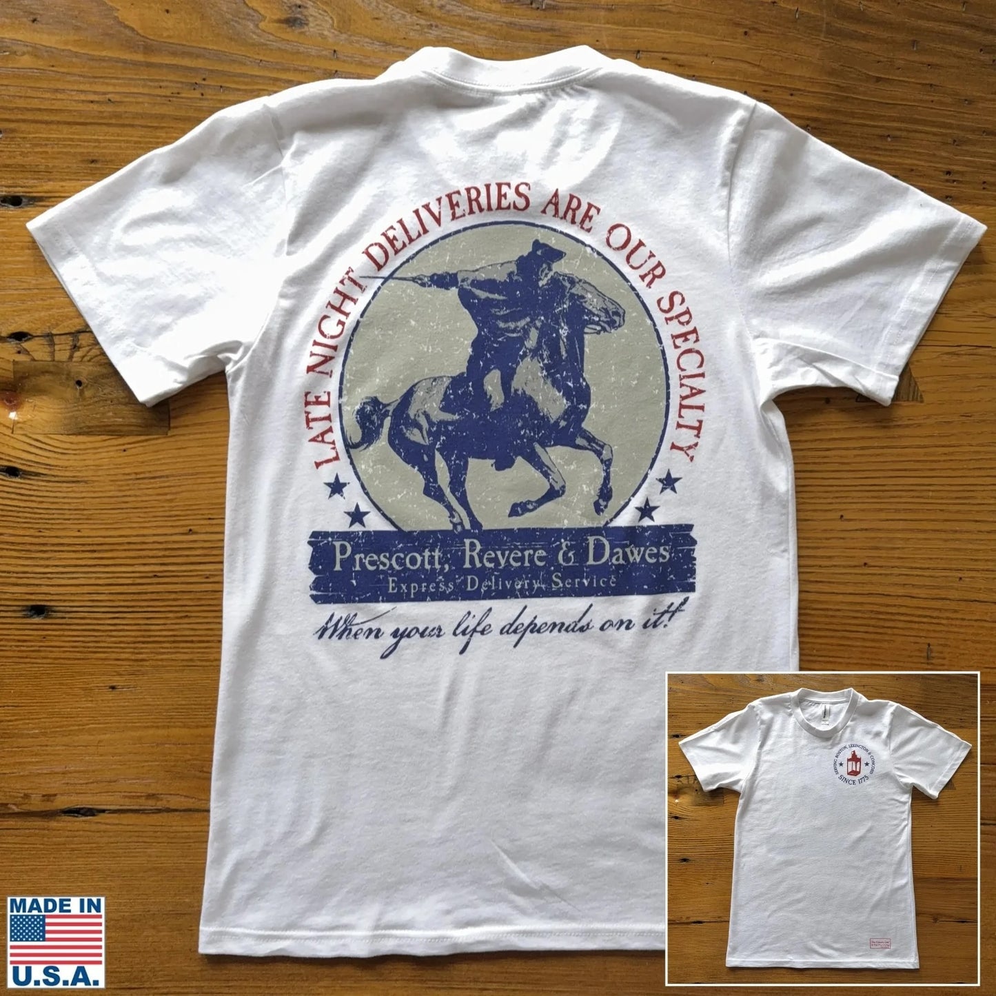"Prescott, Revere, and Dawes Express Delivery Service" T-Shirt