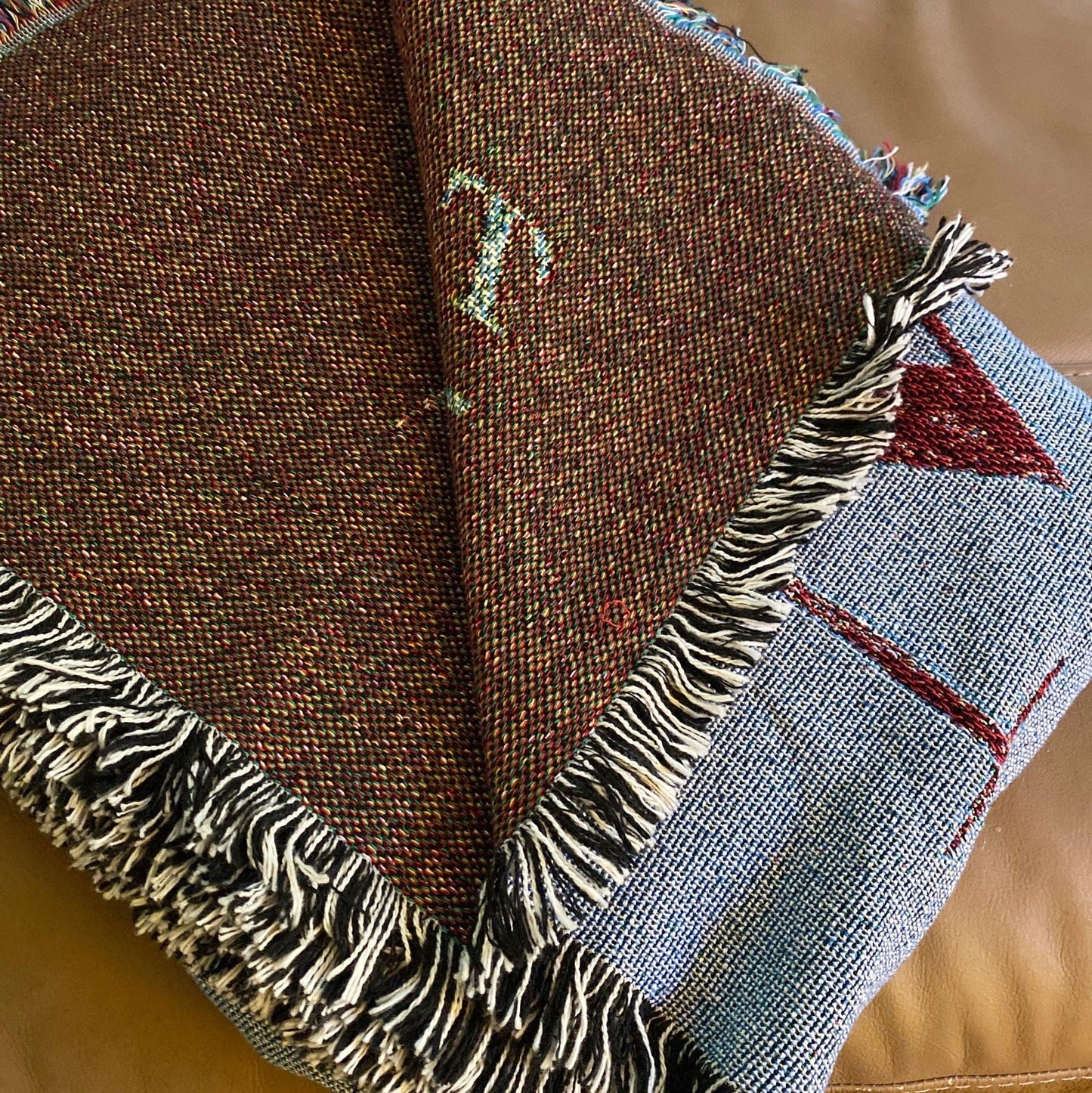 "Voyage of the Mayflower" Woven Blanket — Made in America