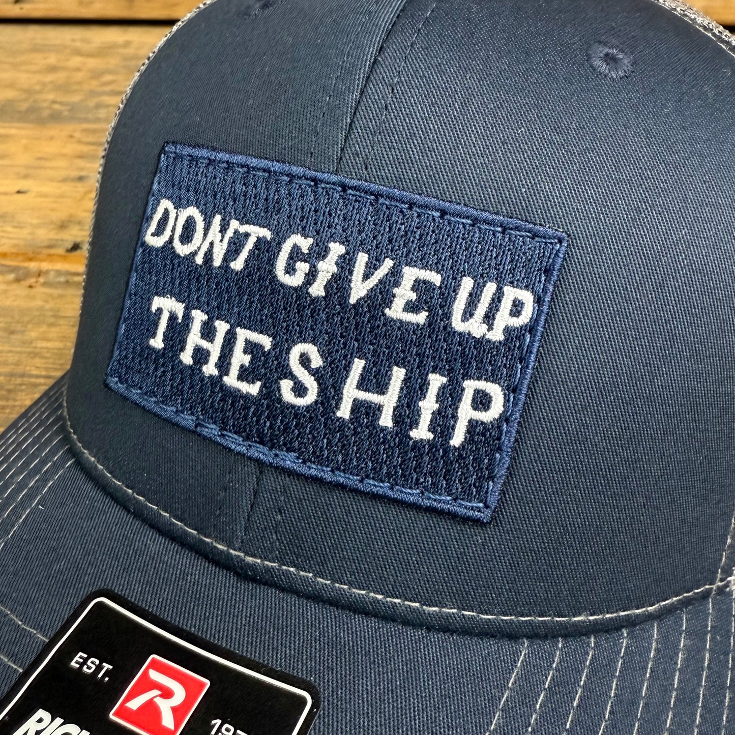 Captain James Lawrence "Don't Give up the Ship" Flag Patch Hat