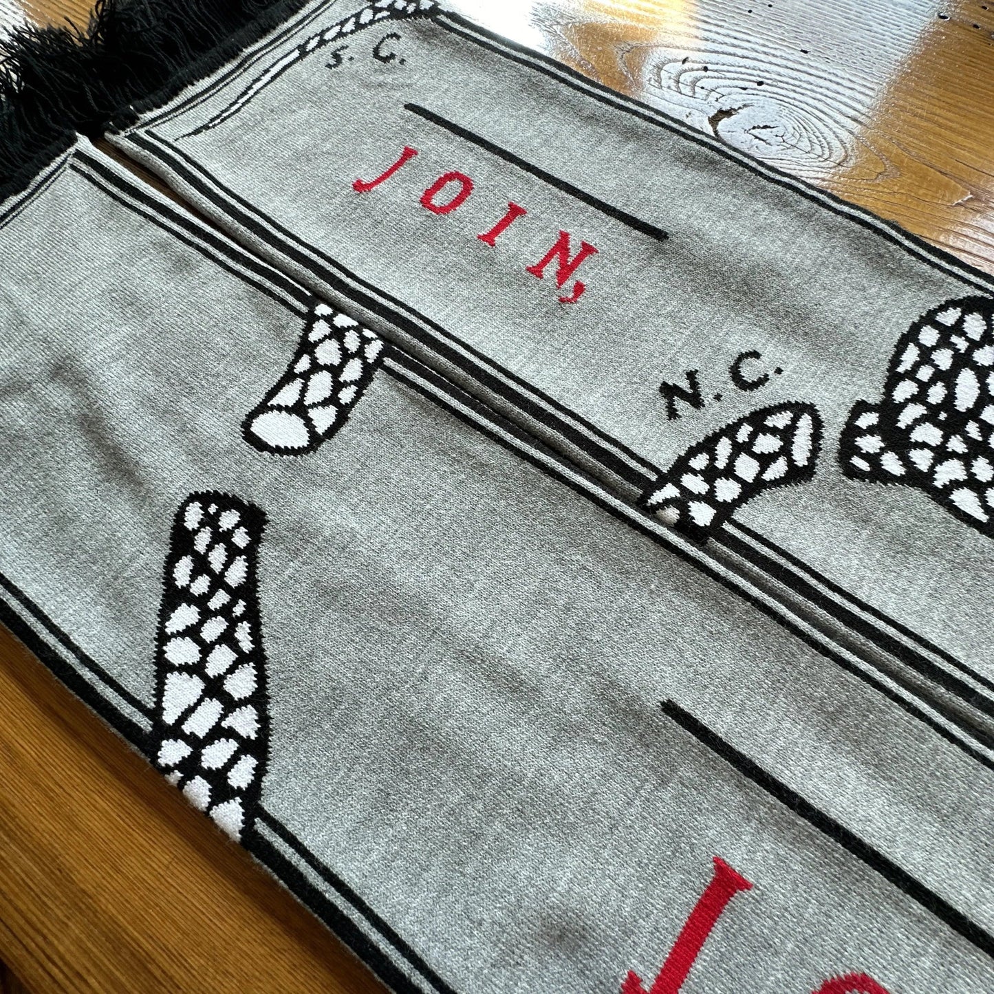 Join, or Die Woven Scarf