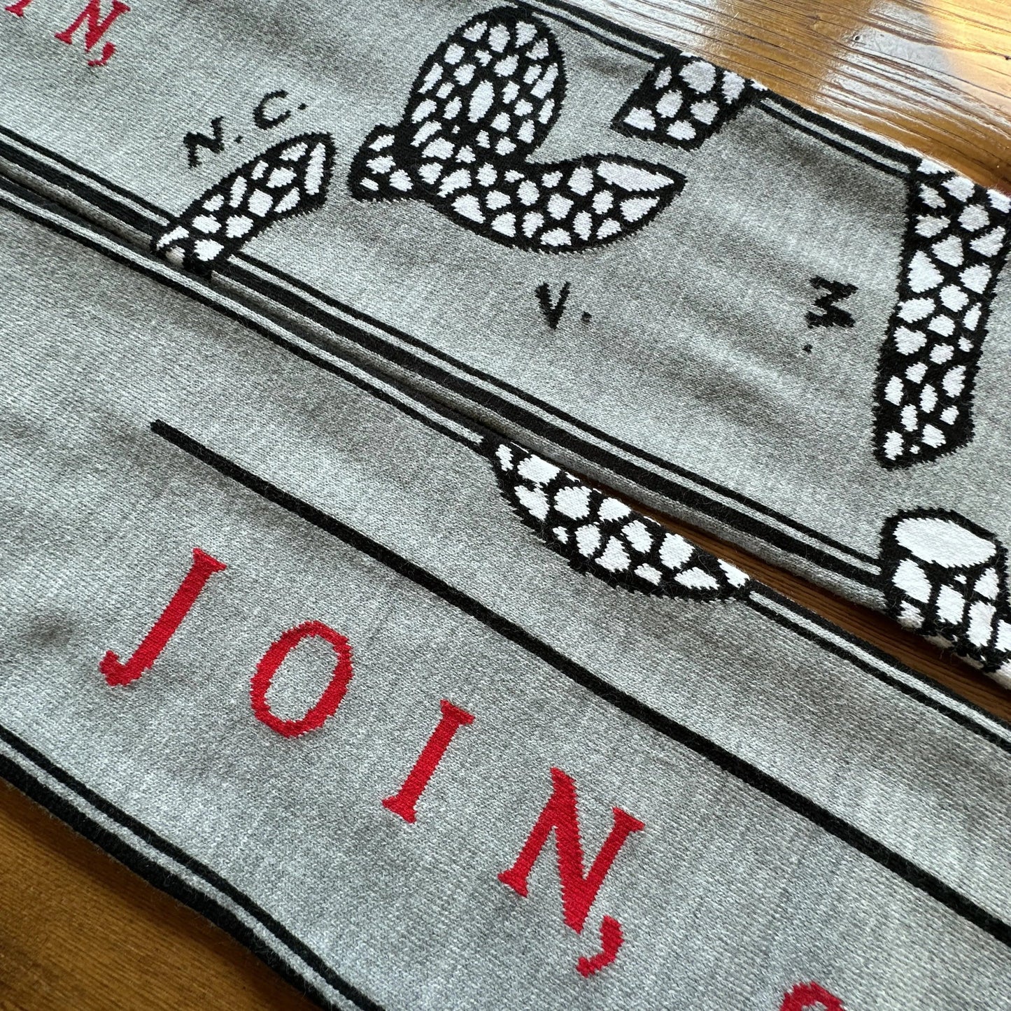Join, or Die Woven Scarf