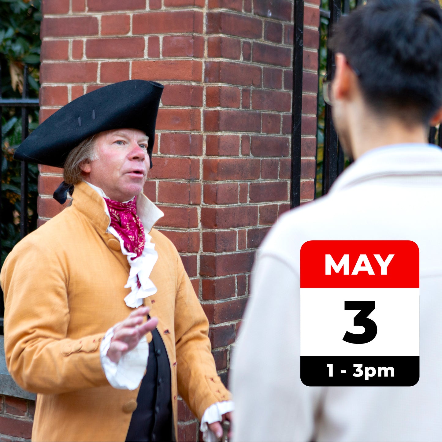 May 3 - Philadelphia's Society Hill Stroll: A Walking Conversation with James Madison