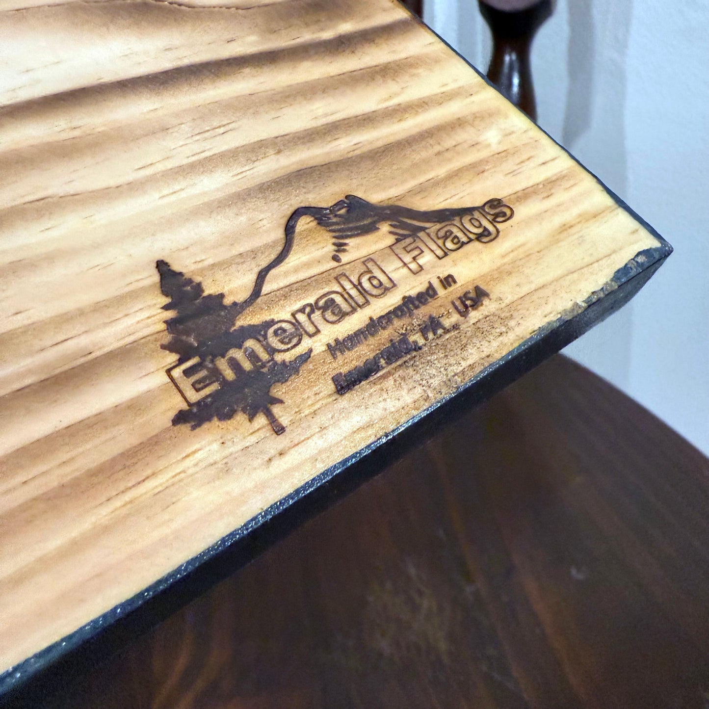 Moultrie "Liberty" Wooden Flag by Emerald Flag