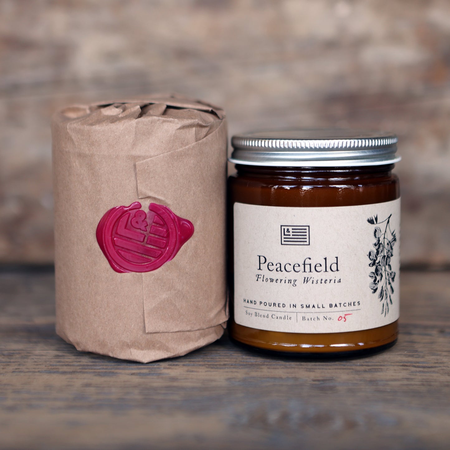 John & Abigail Adams' Peacefield Candle