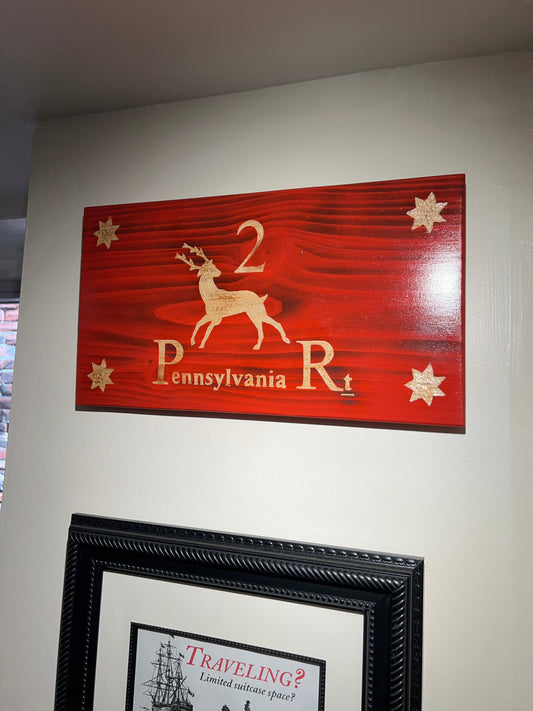 2nd PA Reg't Wooden Flag by Emerald Flags