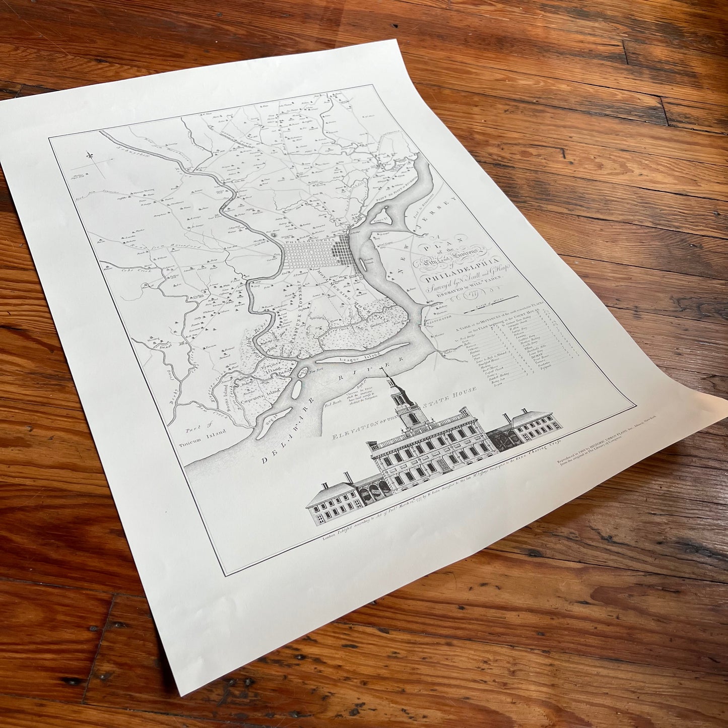 Historic Urban Plans Philadelphia 1777