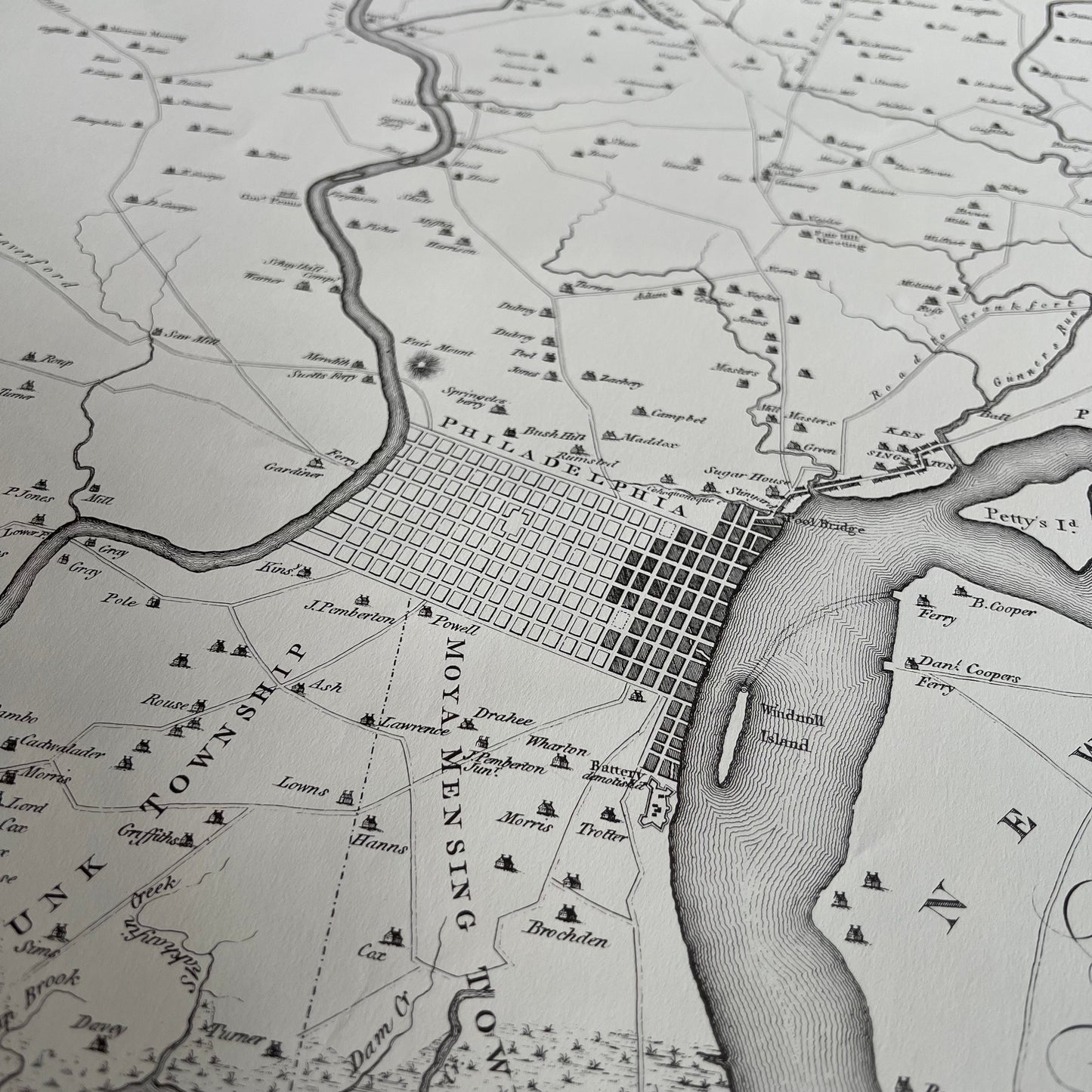 Historic Urban Plans Philadelphia 1777