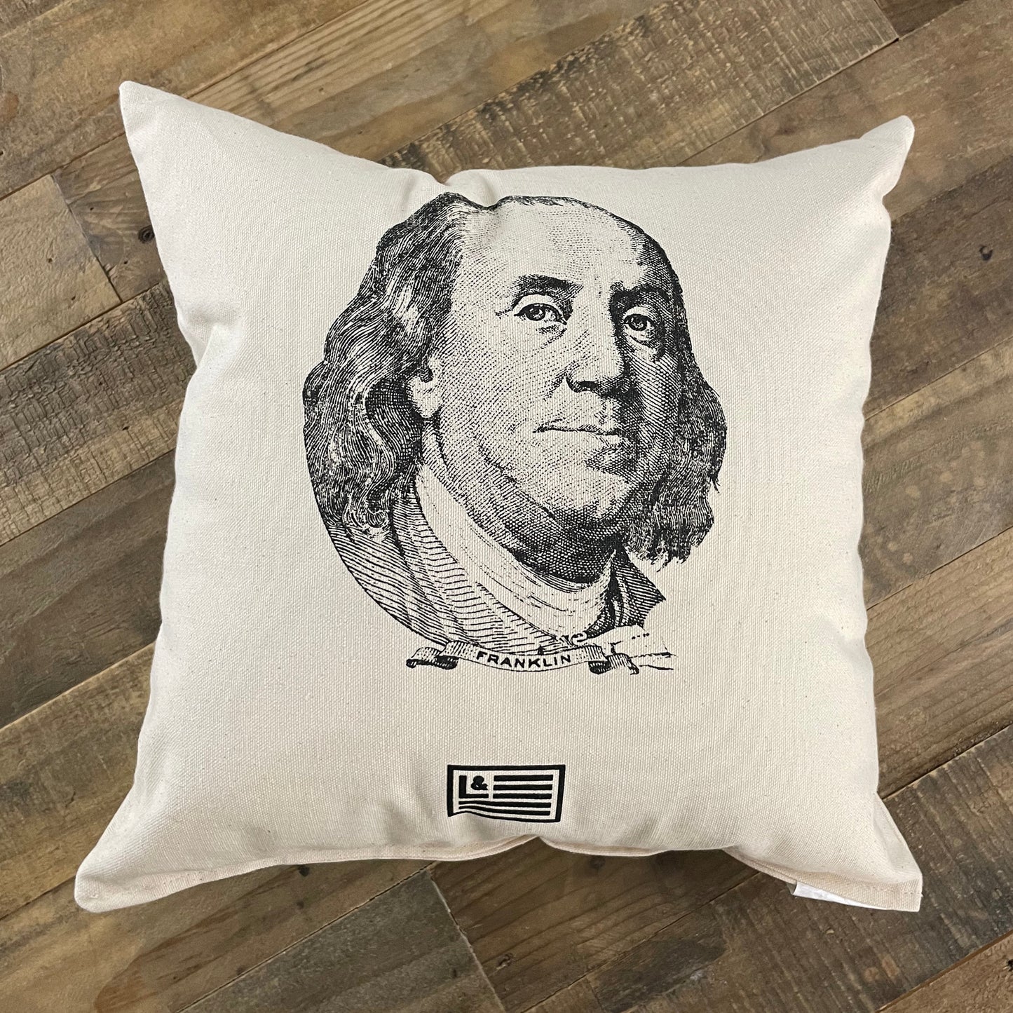 Benjamin Franklin Pillow