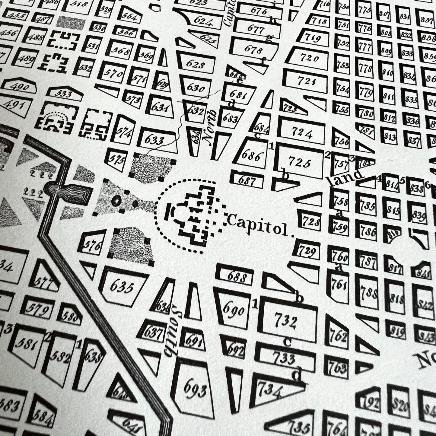1792 Washington D.C. Map