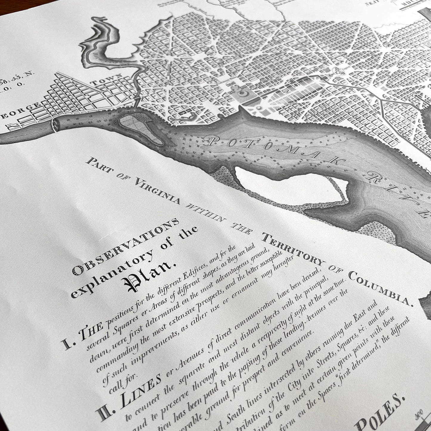 1792 Washington D.C. Map