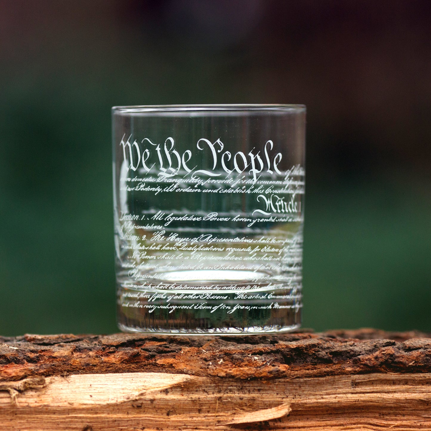 Constitution "We The People" Whiskey Glass