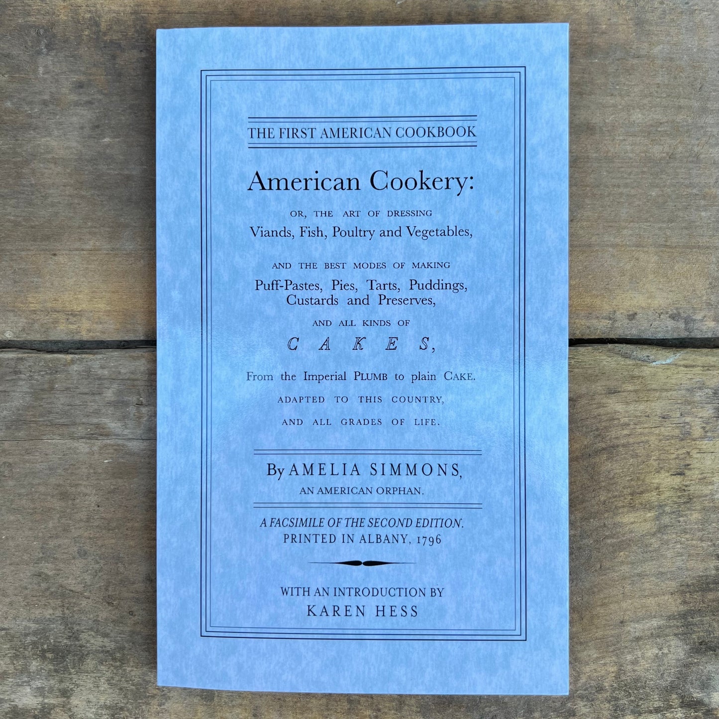 American Cookery Cookbook