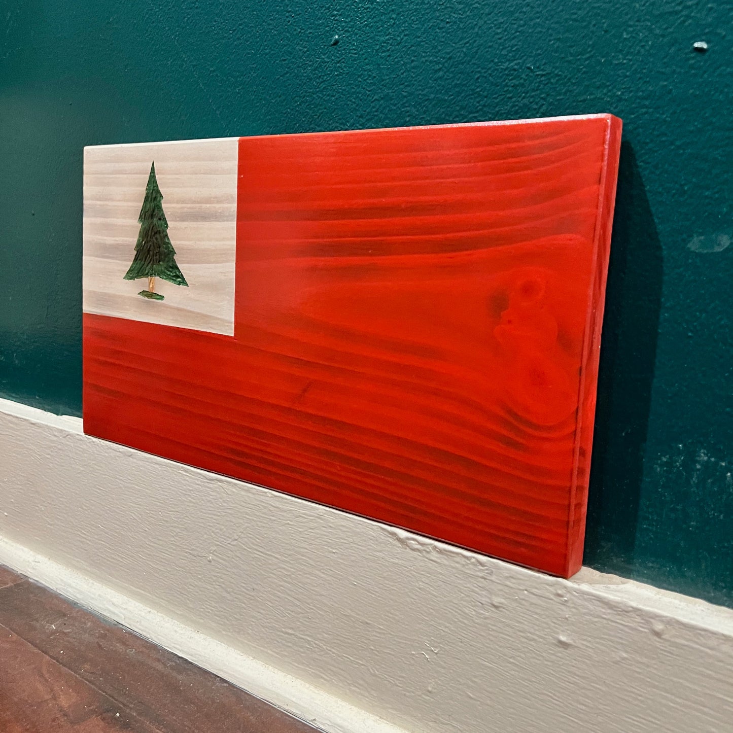 Continental New England Wooden Flag by Emerald Flag