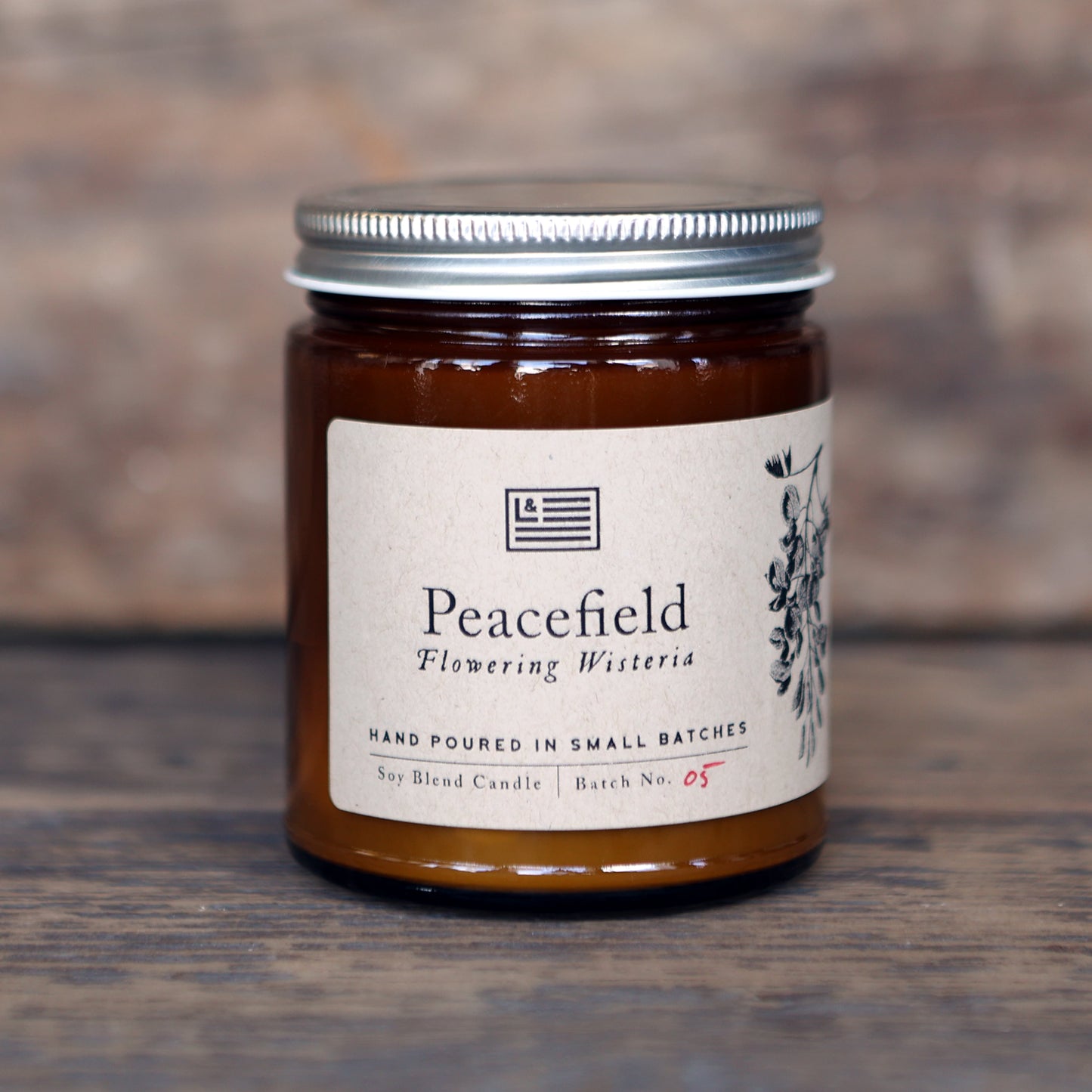 John & Abigail Adams' Peacefield Candle
