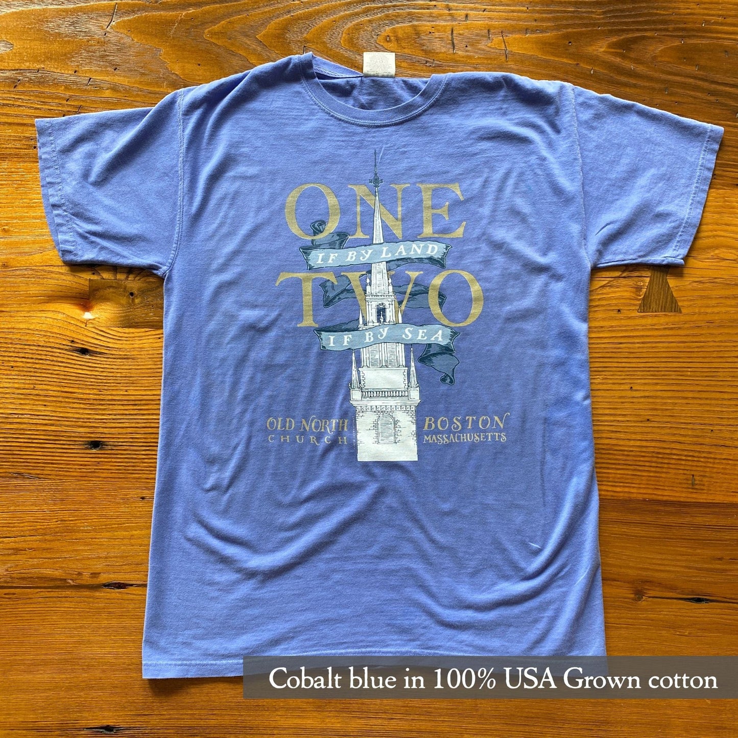 "One if by land" – Midnight Ride of Paul Revere T-Shirt