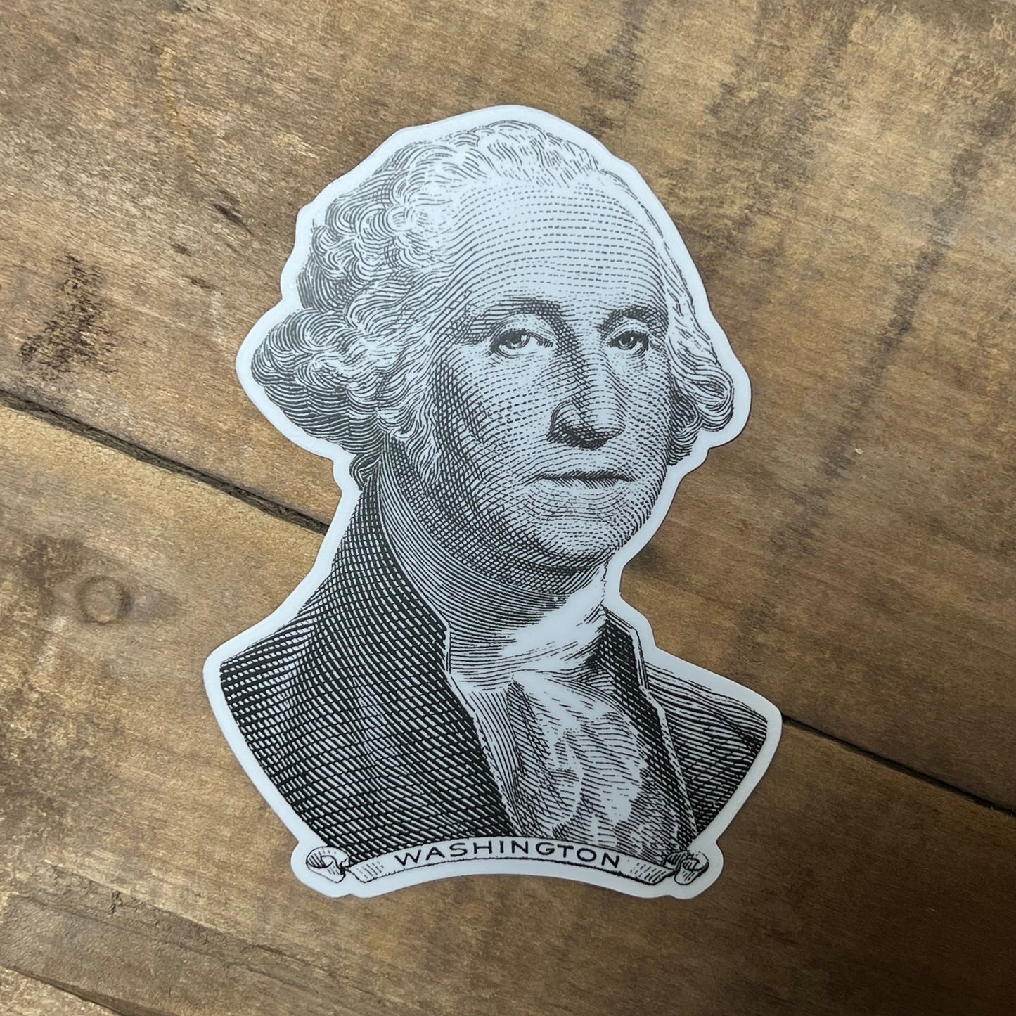 George Washington Engraving Sticker