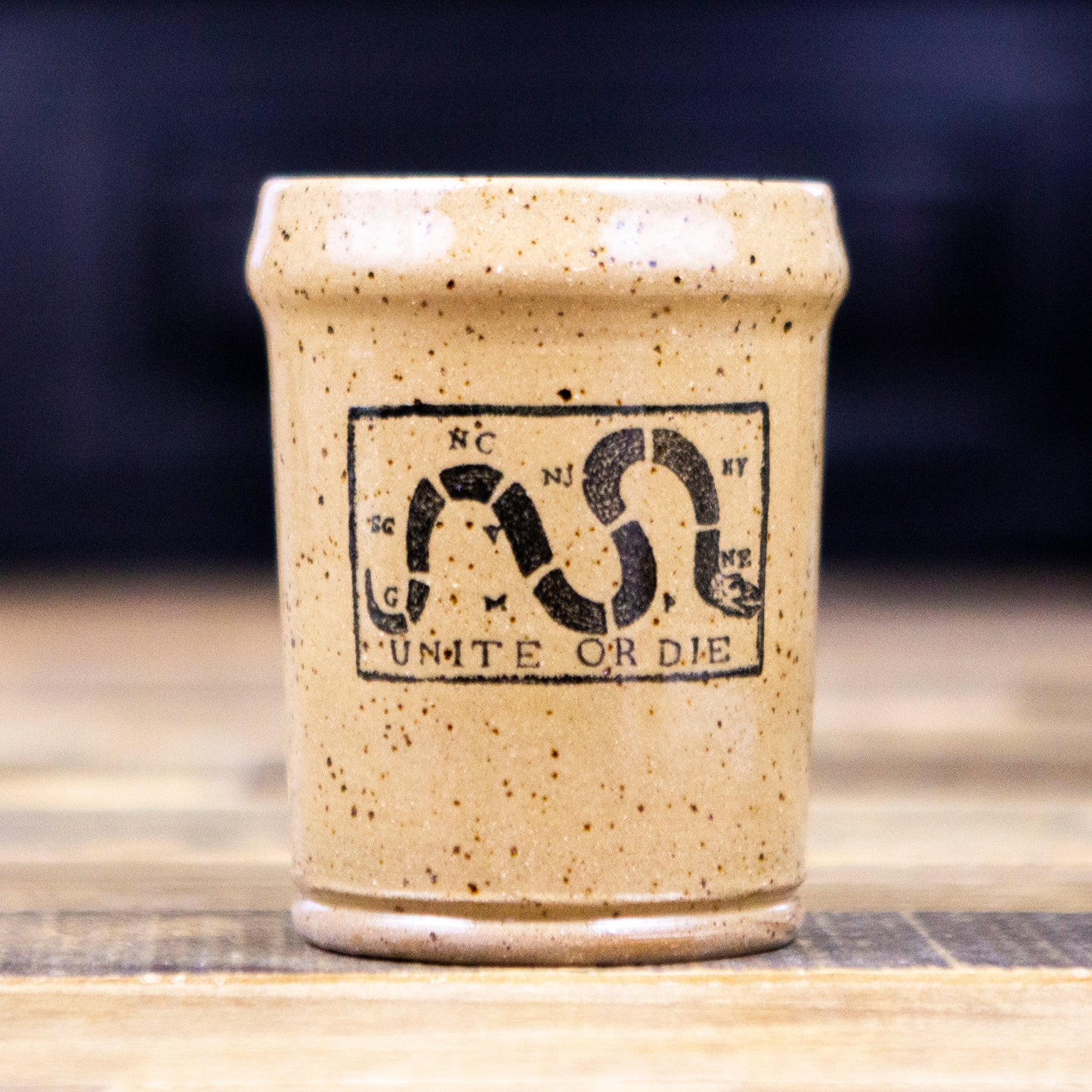 Unite or Die Stoneware Mug by J. Henderson Artifacts