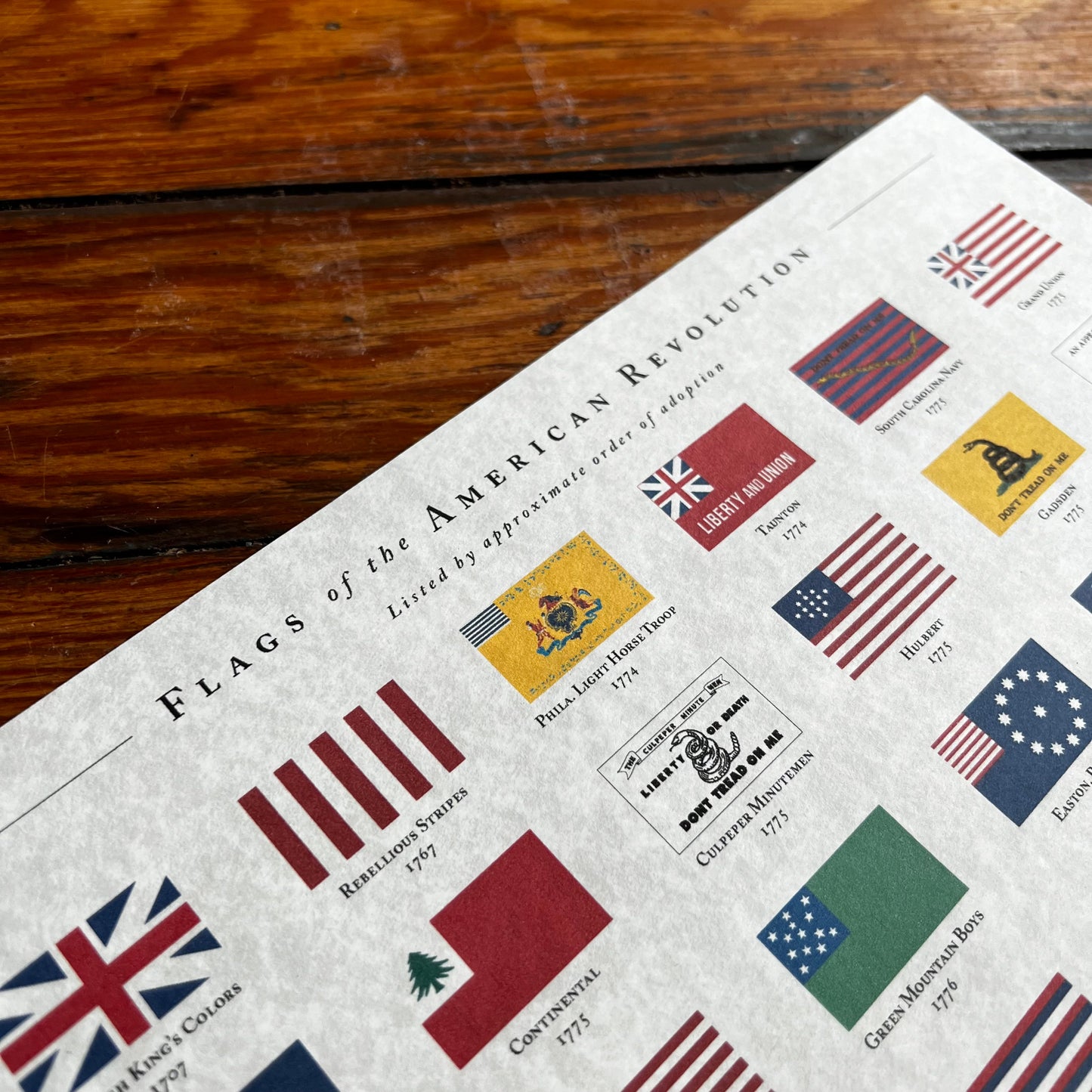 31 Flags of the American Revolution Sticker Collection