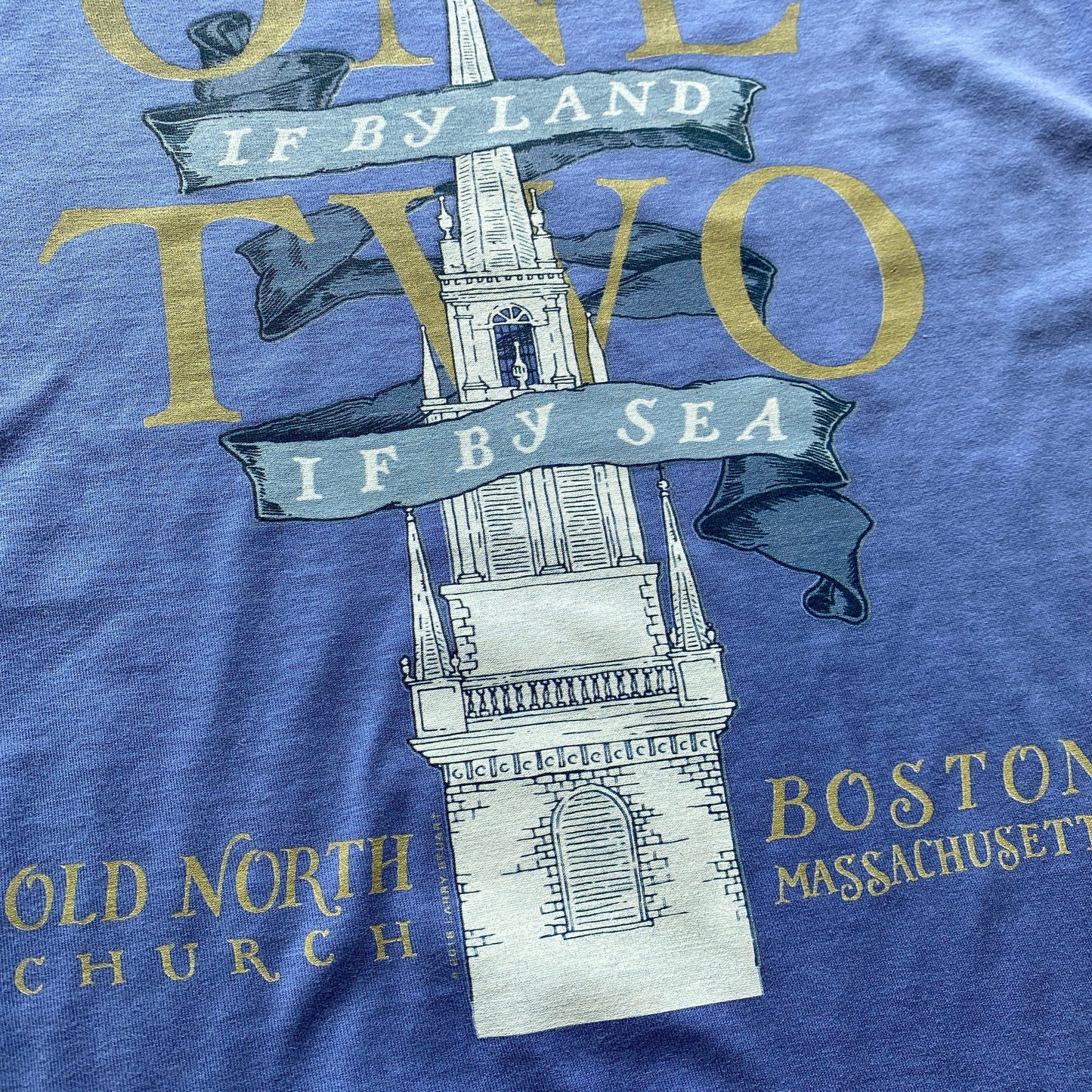 "One if by land" – Midnight Ride of Paul Revere T-Shirt