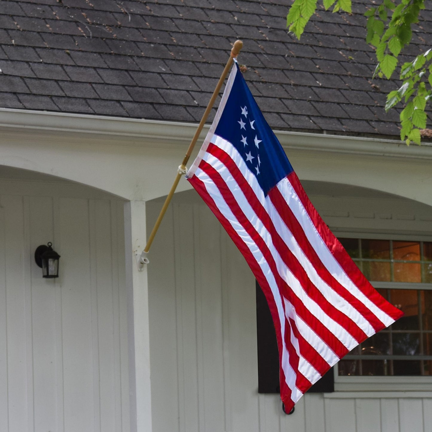 Betsy Ross Embroidered 13 Stars Flag