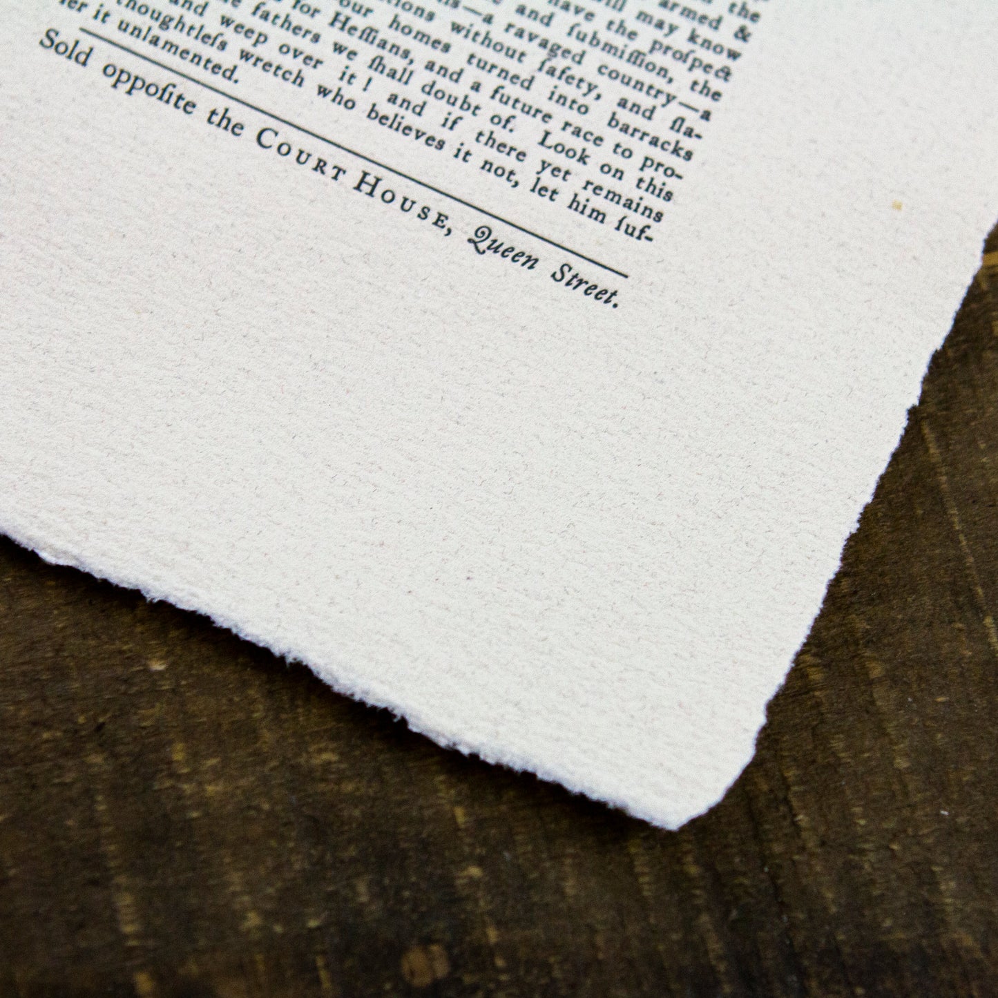 Thomas Paine's American Crisis Print by The Printing Office of Edes & Gill
