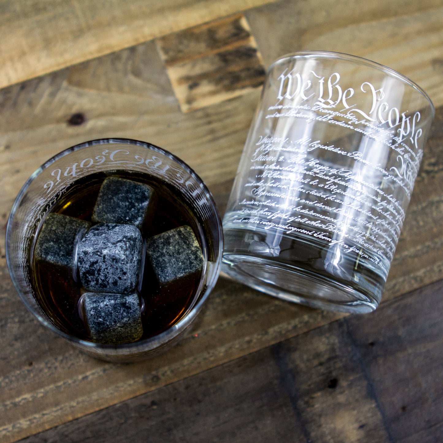 Constitution "We The People" Whiskey Glass