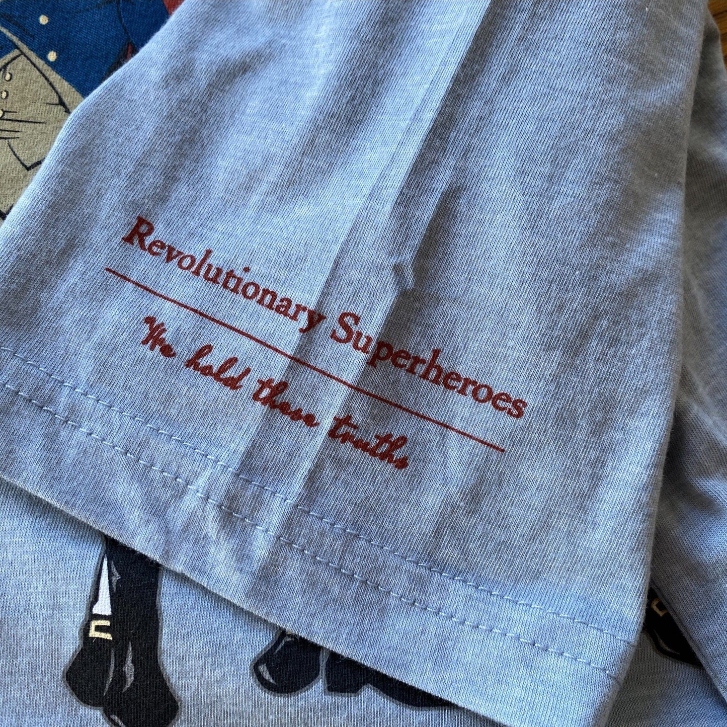 Revolutionary Superheroes with George Washington T-Shirt