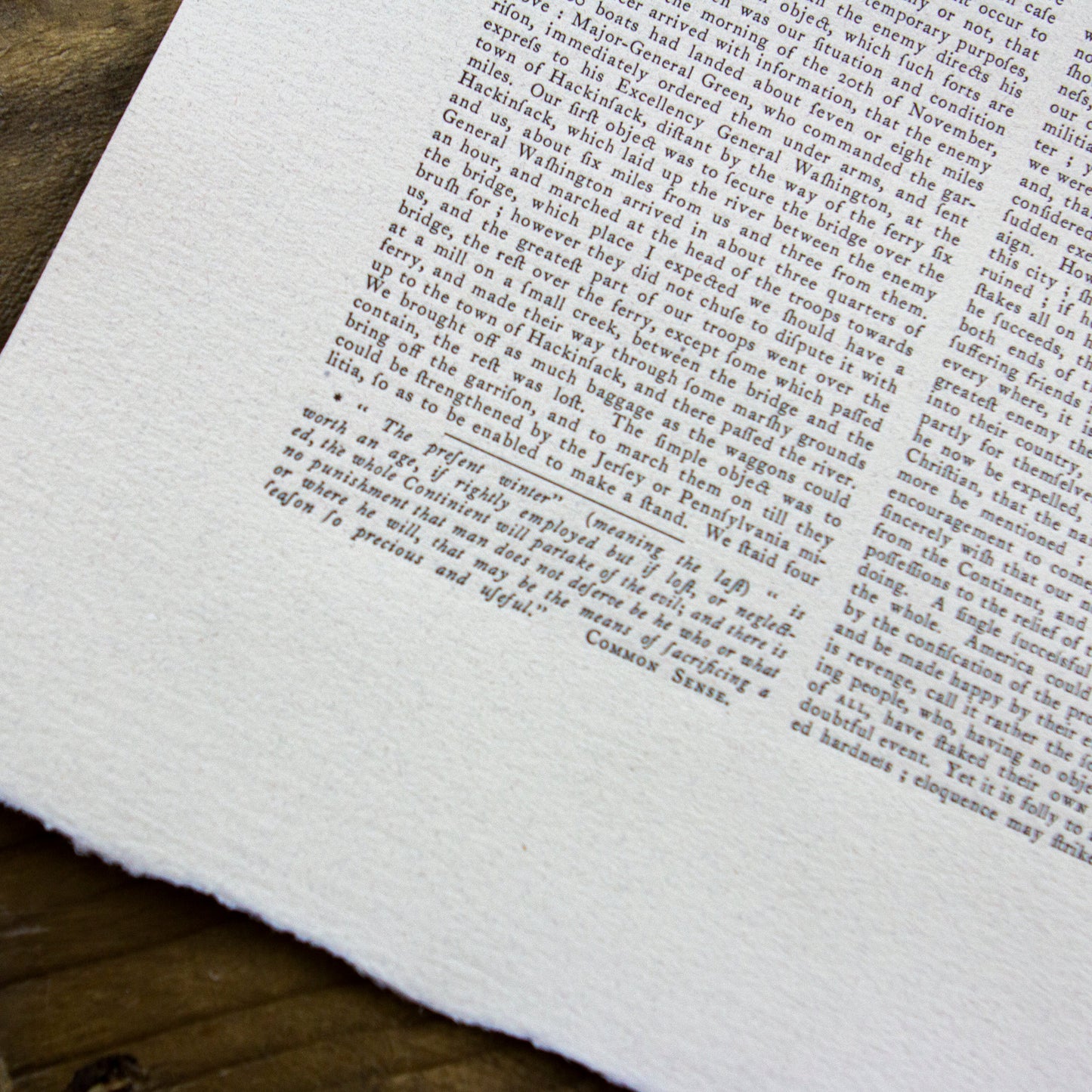 Thomas Paine's American Crisis Print by The Printing Office of Edes & Gill