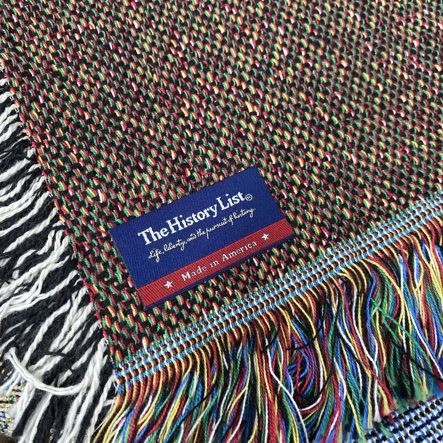 "Voyage of the Mayflower" Woven Blanket — Made in America