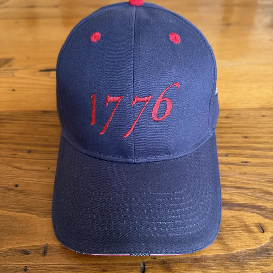"1776" cap featuring Proclaim Liberty and flag brim