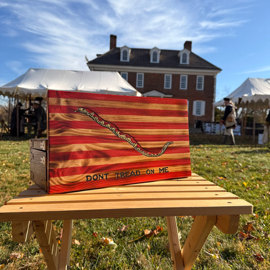 1st South Carolina Navy Jack Wooden Flag by Emerald Flags