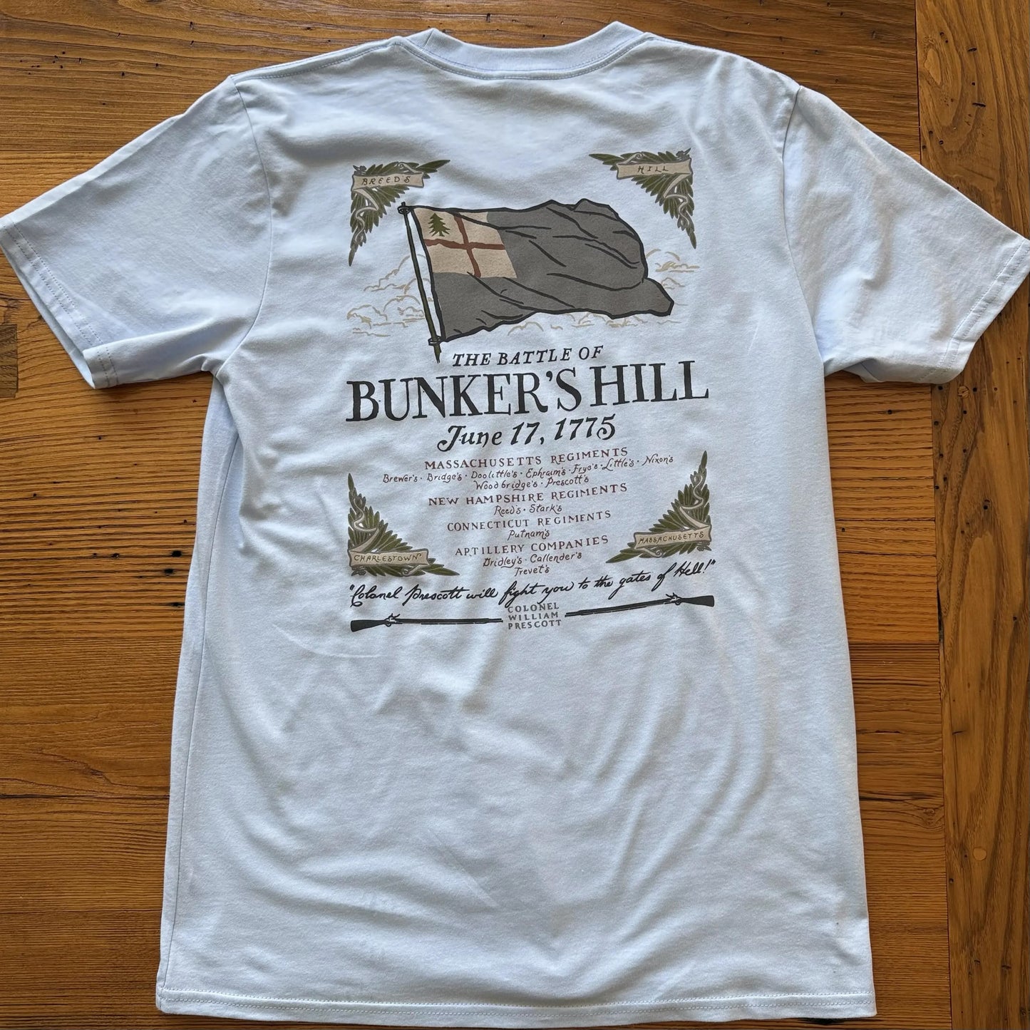 The Battle of Bunker's Hill" Made in America T-Shirt