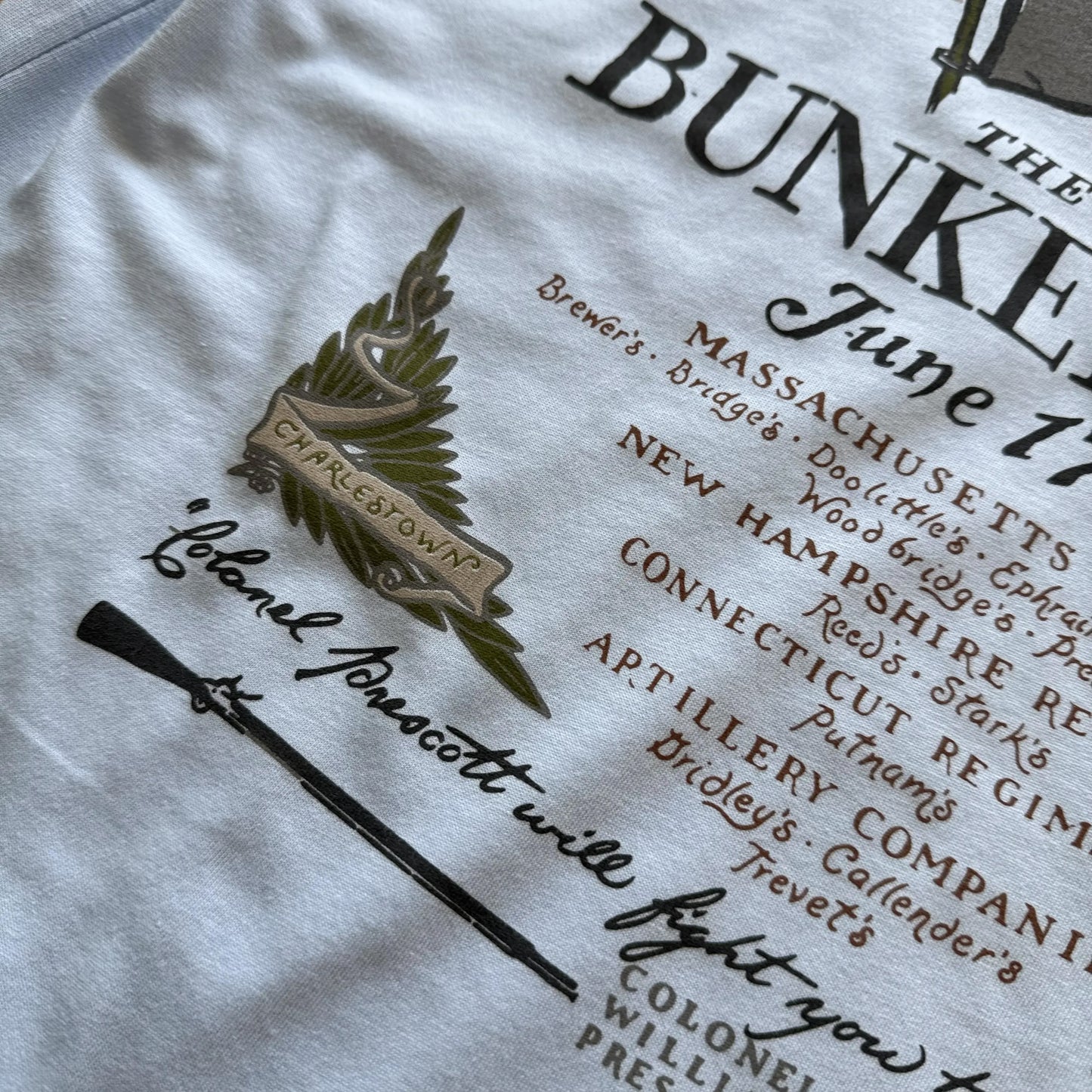 The Battle of Bunker's Hill" Made in America T-Shirt
