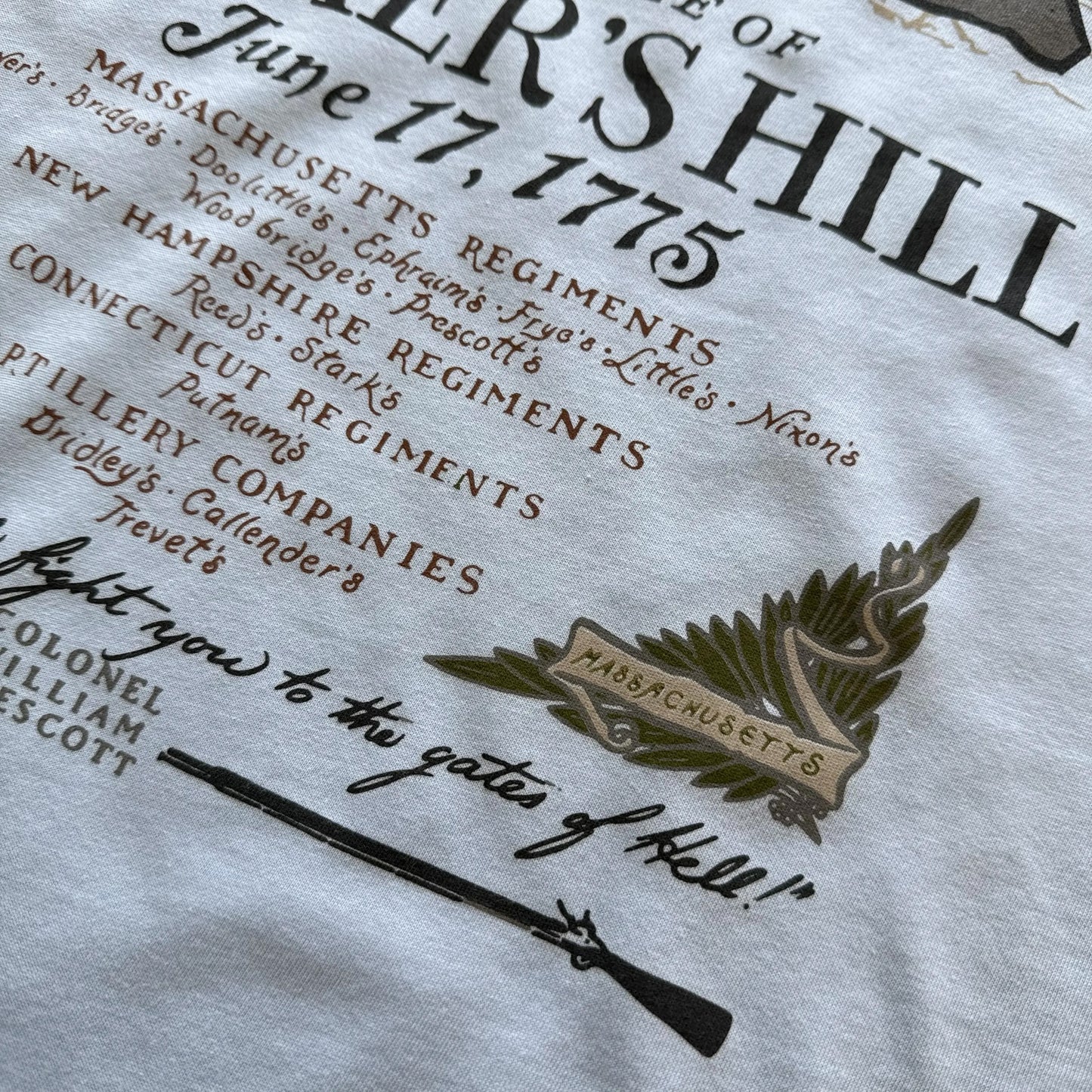 The Battle of Bunker's Hill" Made in America T-Shirt