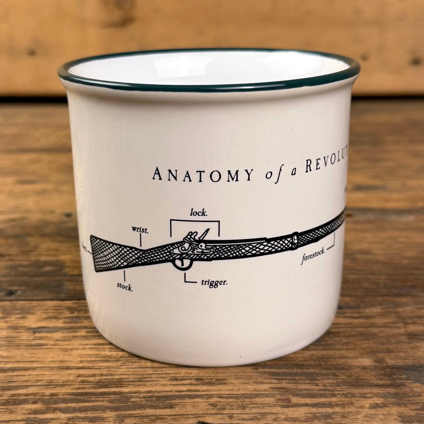 Anatomy of a Revolution Musket Diagram Mug