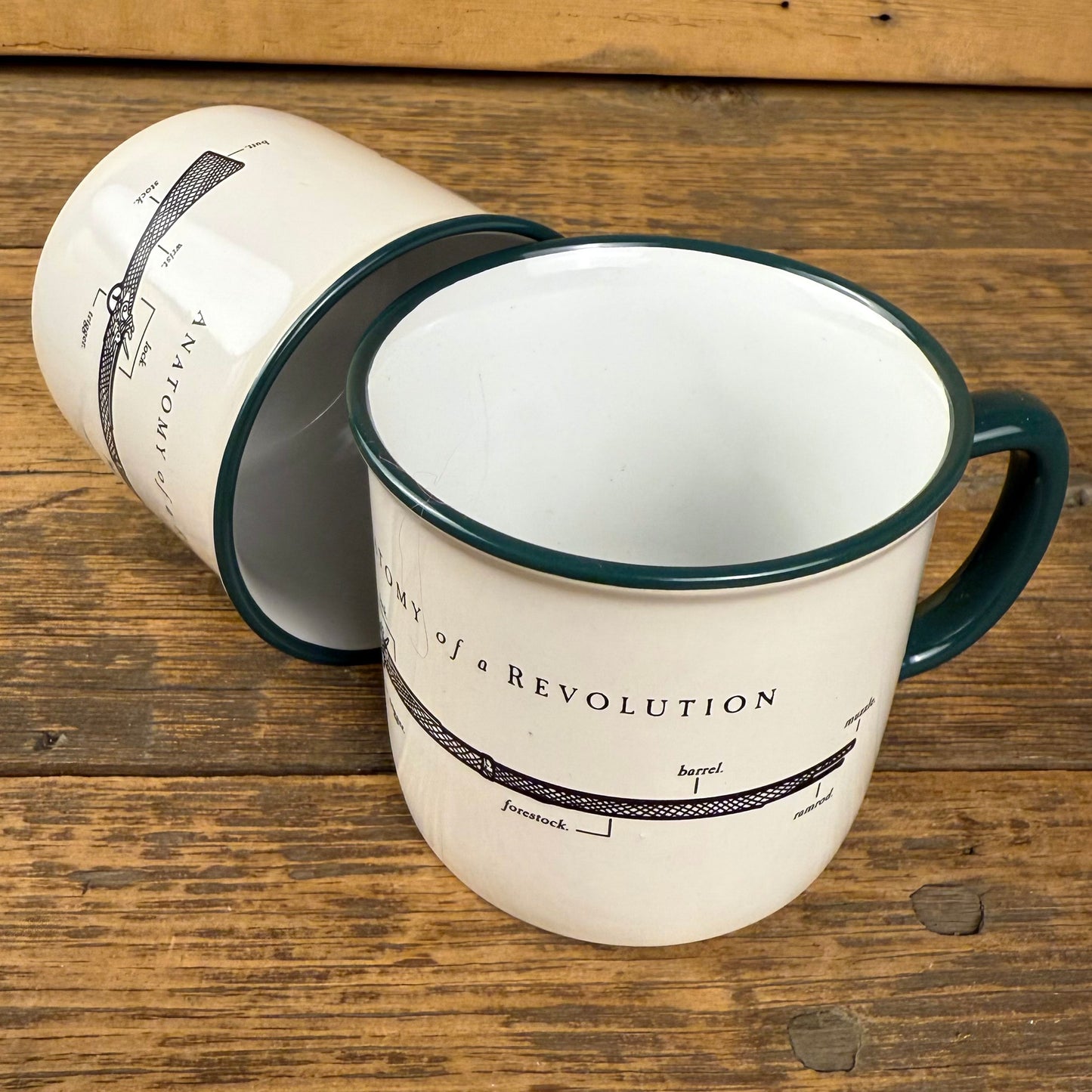 Anatomy of a Revolution Musket Diagram Mug