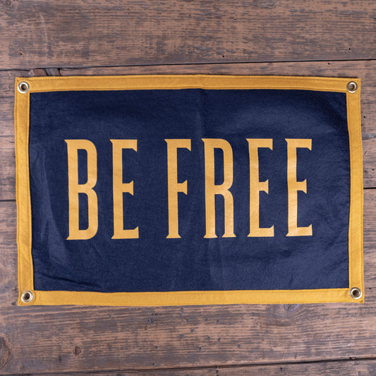 Be Free Camp Flag