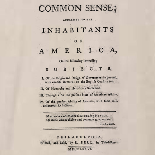 Thomas Paine's Common Sense Pamphlet Shirt