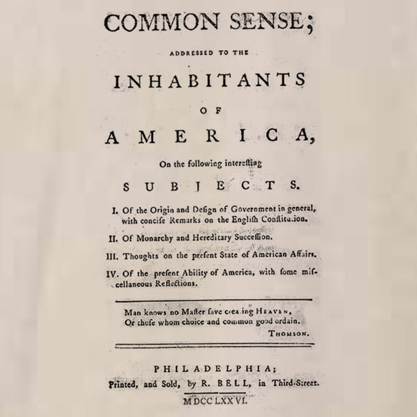 Thomas Paine's Common Sense Pamphlet Shirt