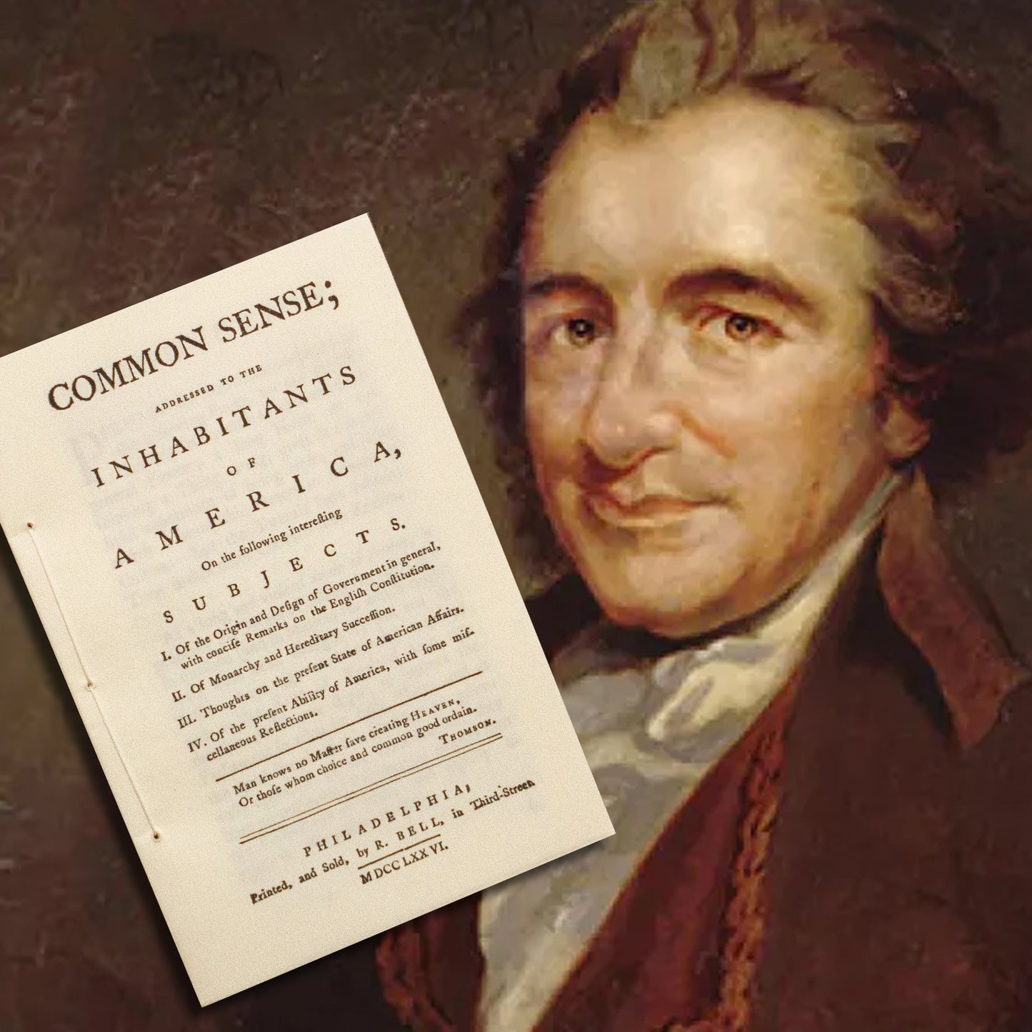 Common Sense by Thomas Paine Whiskey Glass