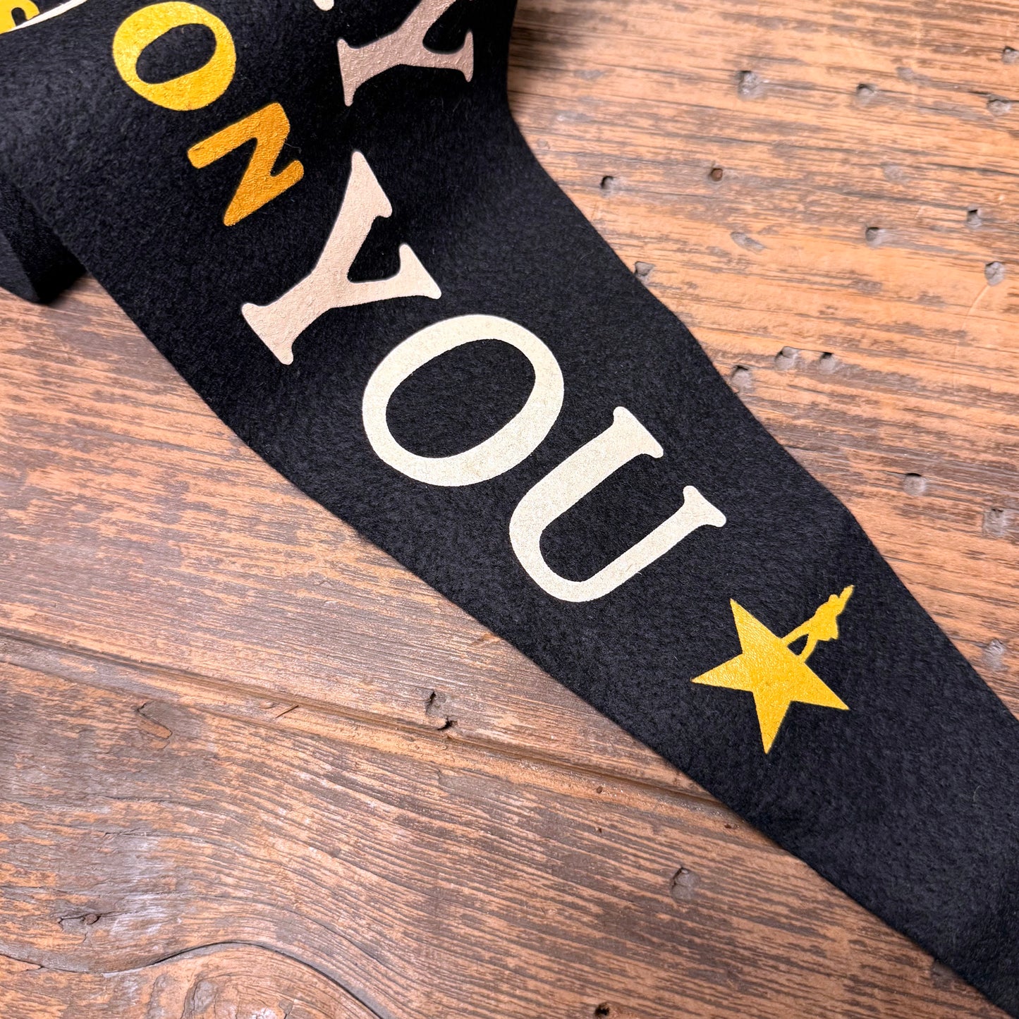 History Has It's Eyes On You – Hamilton Pennant