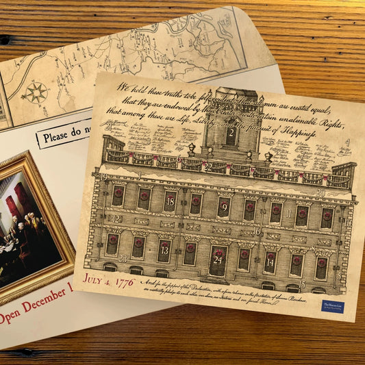 1776 Declaration of Independence Advent Calendar — with special mailing envelope