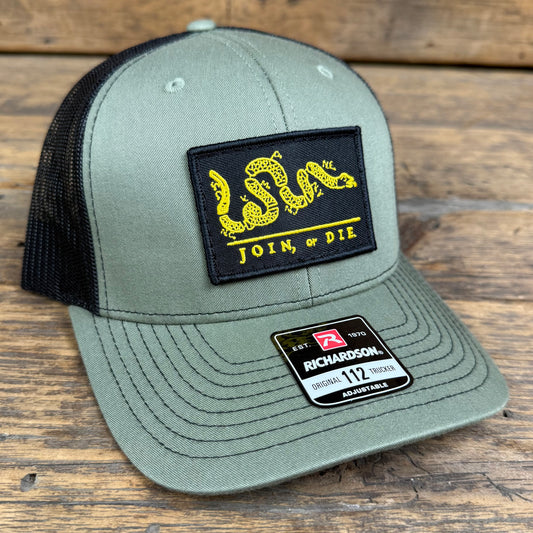 Join or Die Patch Snapback Hat