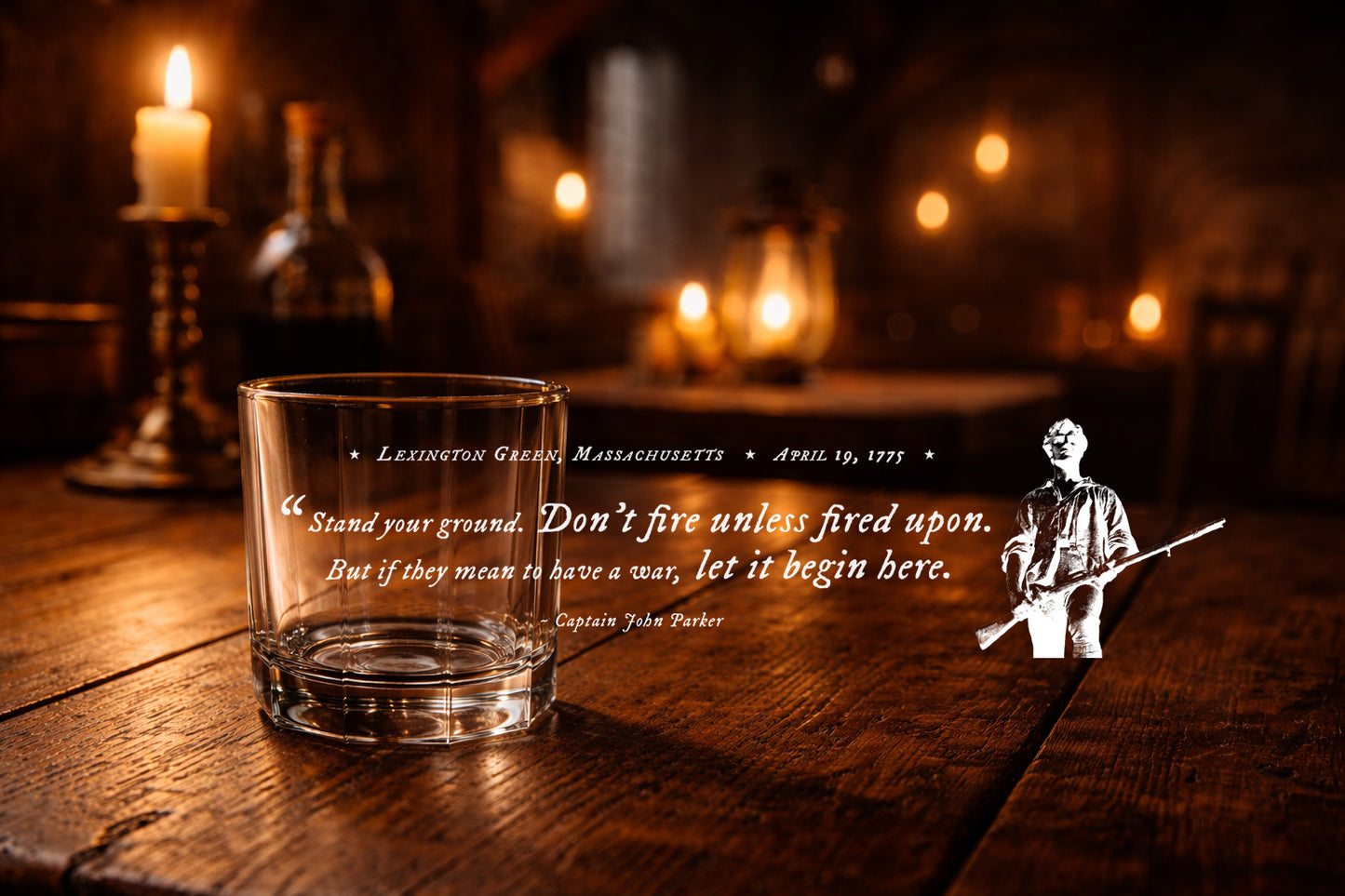 John Parker at Lexington Green Whiskey Glass