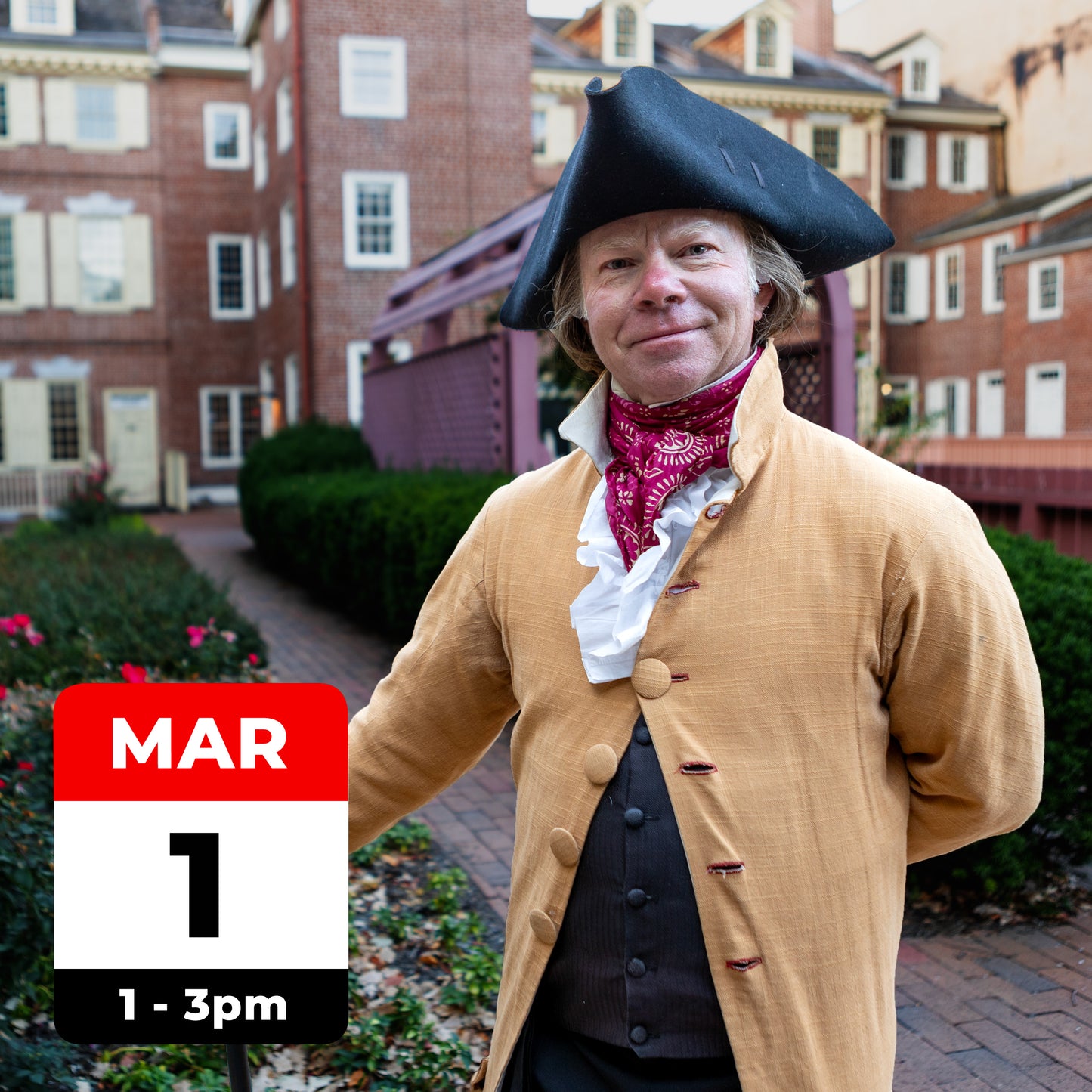 Philadelphia's Society Hill Stroll: A Walking Conversation with James Madison (March 1st, 2025)