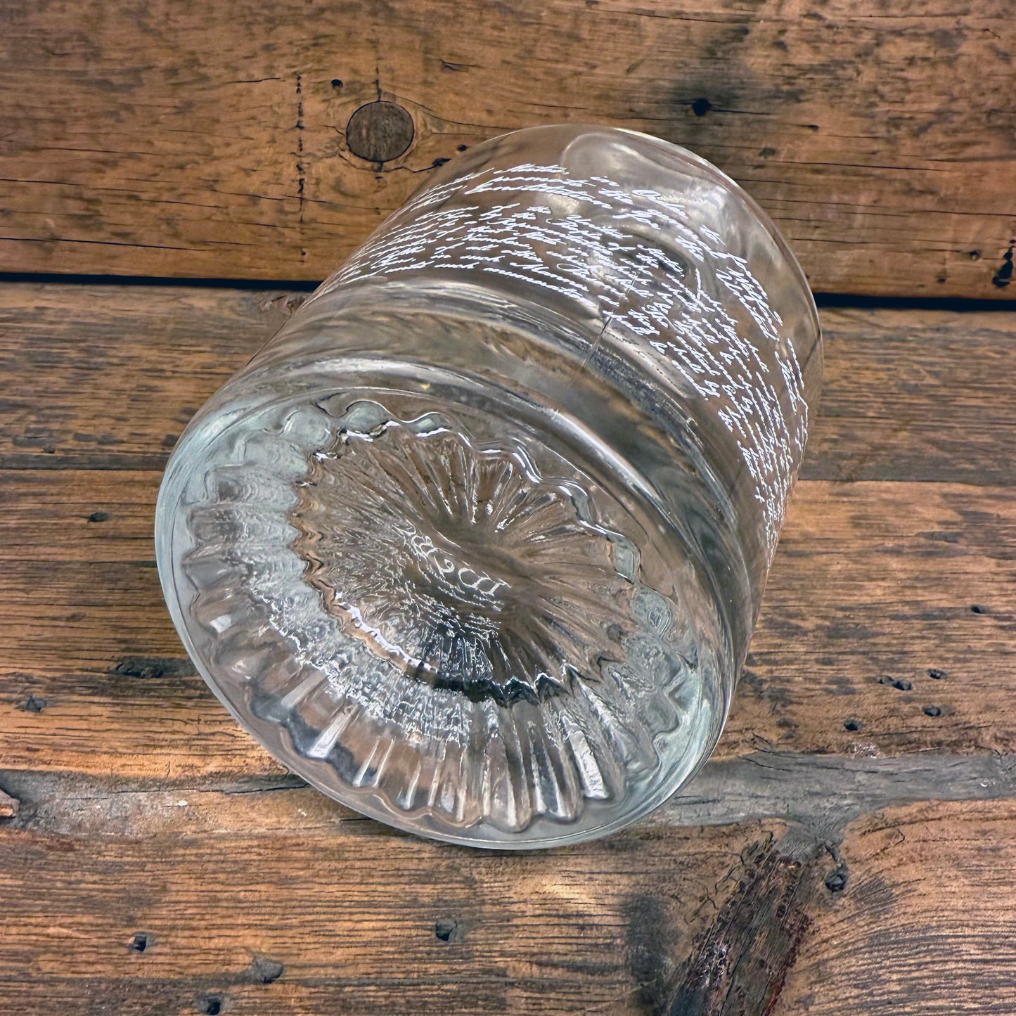 Constitution "We the People" Glass Decanter