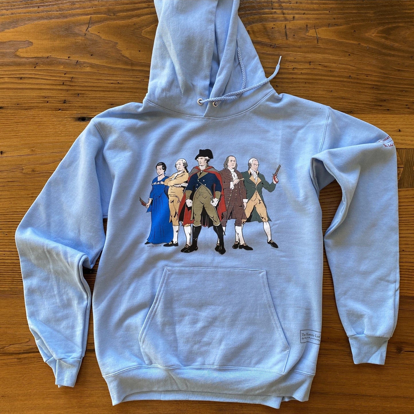 Revolutionary Superheroes with George Washington Hooded Sweatshirt