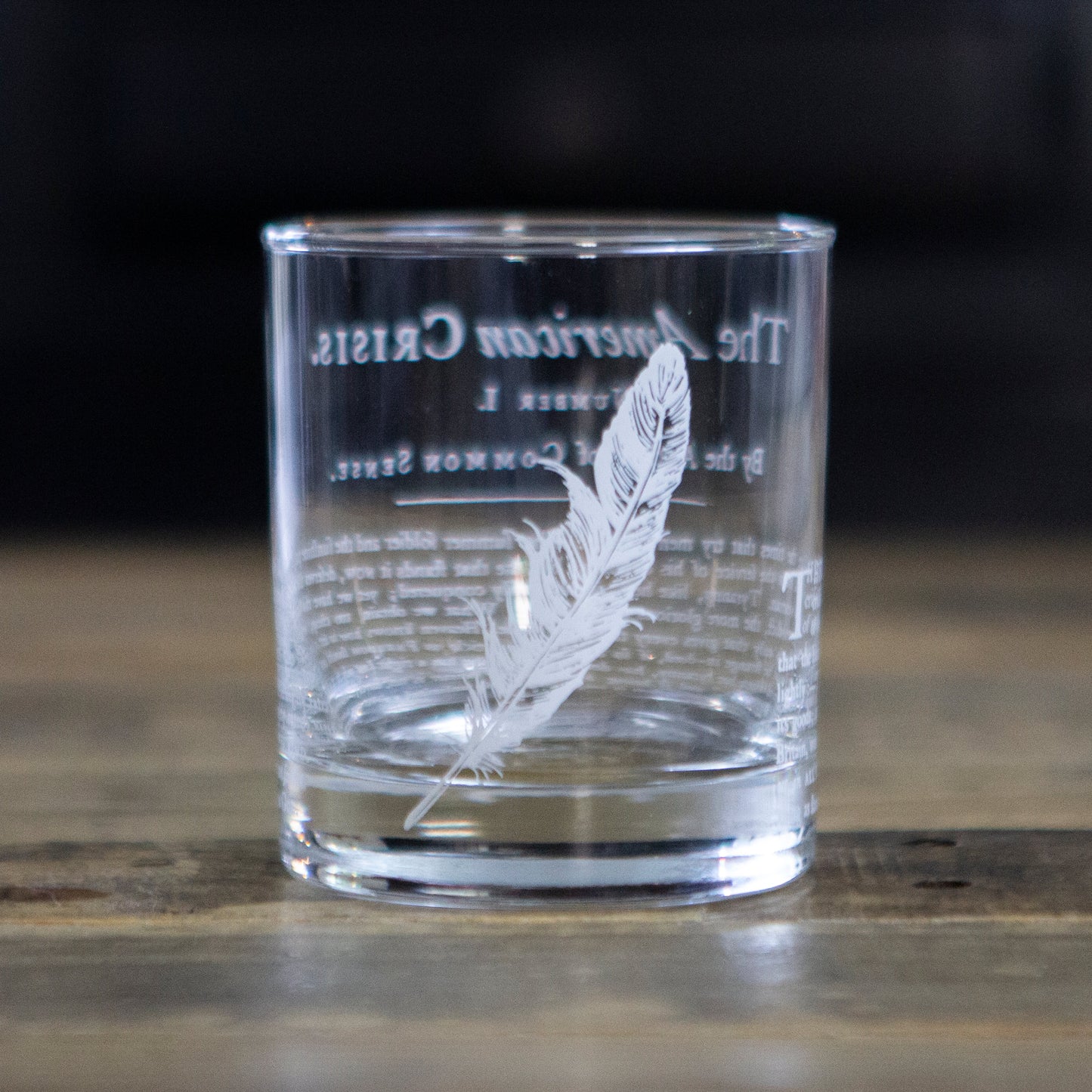 The American Crisis Whiskey Glass