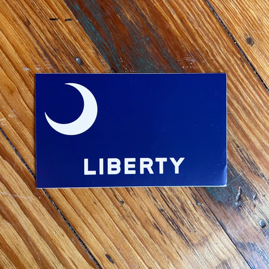 Fort Moultrie Liberty Flag Sticker